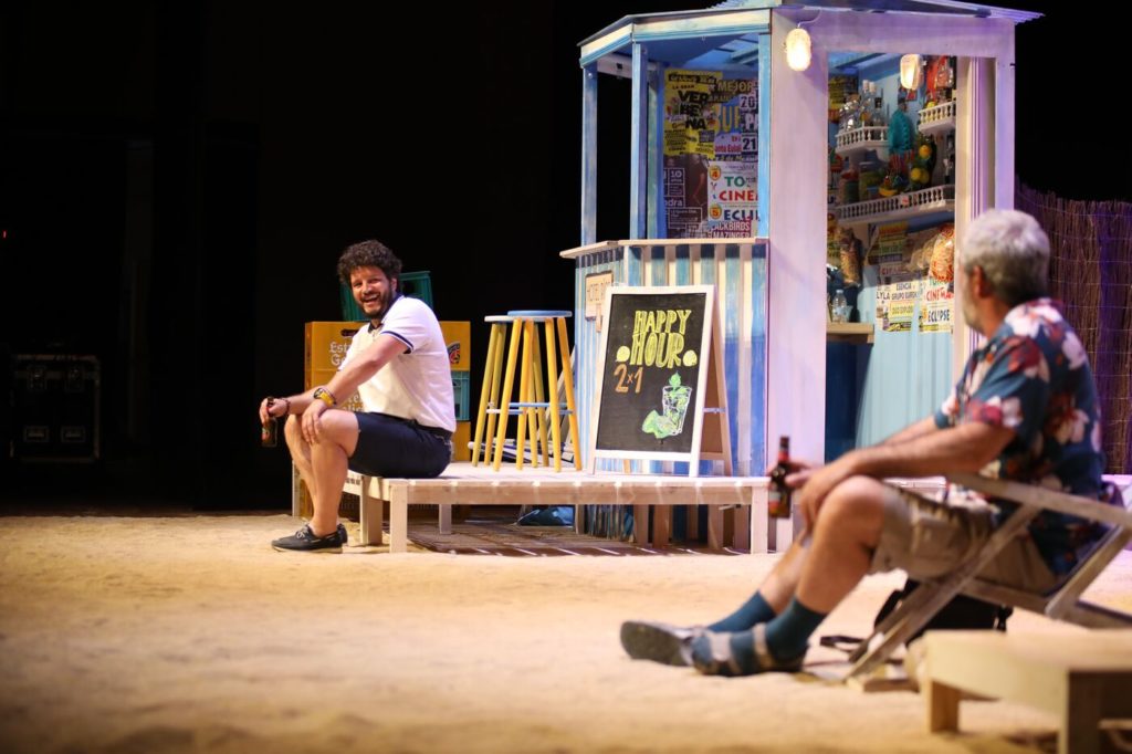 Carlos Blanco e Touri en 'Unha noite na praia'